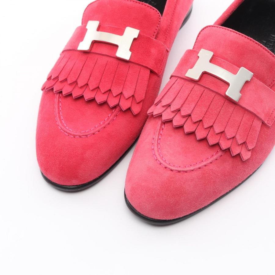 エルメス ロワイヤル ブランドオフ HERMES スウェード モカシン