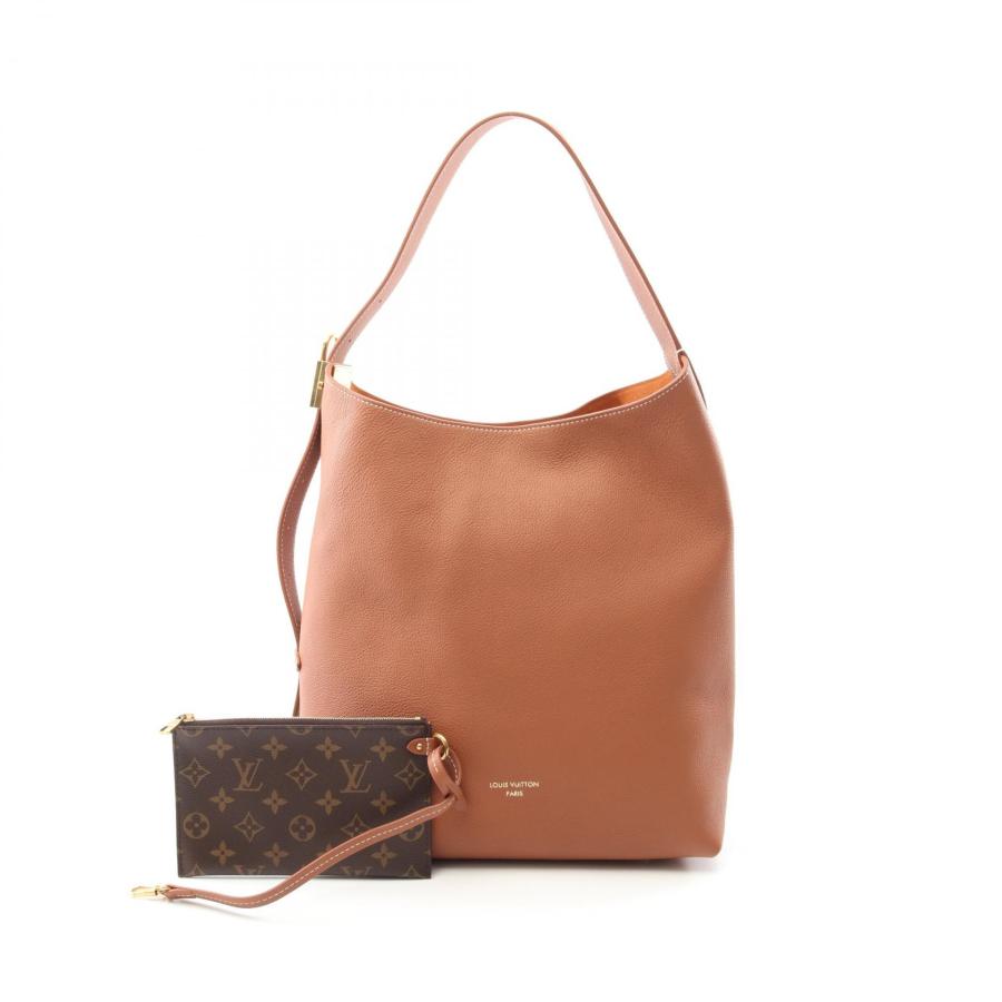 LOUIS VUITTON (ルイヴィトン) ロウキー ホーボーMM カーフレザー ハンドバッグ ベージュ レディース LOUIS VUITTON (ルイヴィトン) ロウキー ホーボーMM カーフレザー