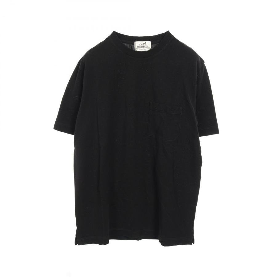 HERMES（エルメス） H刺繍 ポケット付き 鹿の子 ブランドオフ コットン
