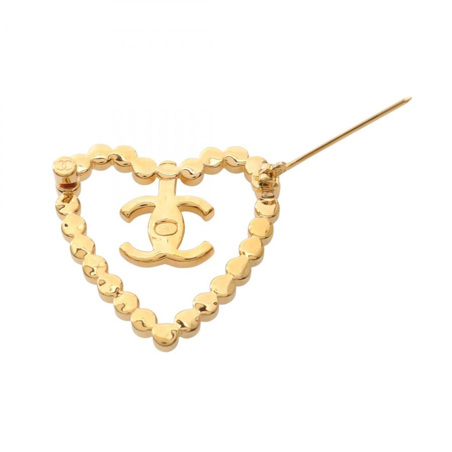 シャネル ココマーク ハート ブランドオフ CHANEL GP（ゴールドメッキ