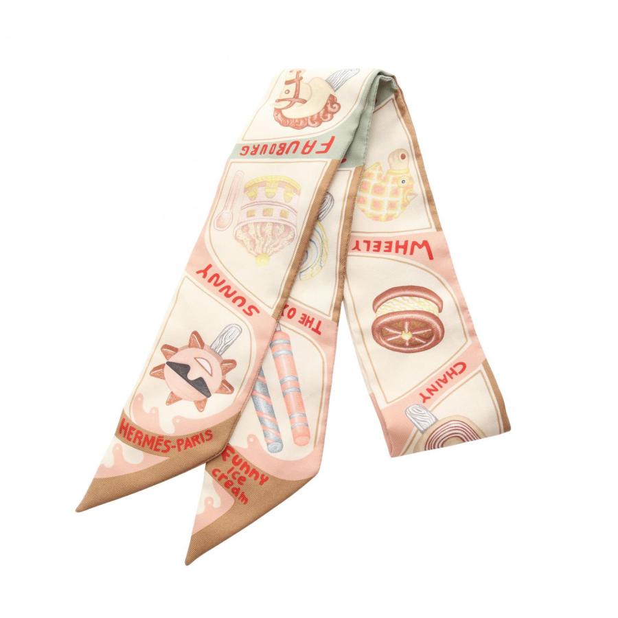 HERMES（エルメス） ツイリー Funny Ice Cream ブランドオフ シルク