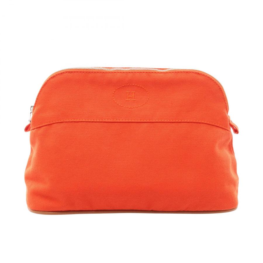 HERMES　新品未使用　タグ付き　ボリード　ポーチ　MM 　オレンジ系 HERMES（エルメス） ボリードポーチMM ブランドオフ キャンバス ポーチ
