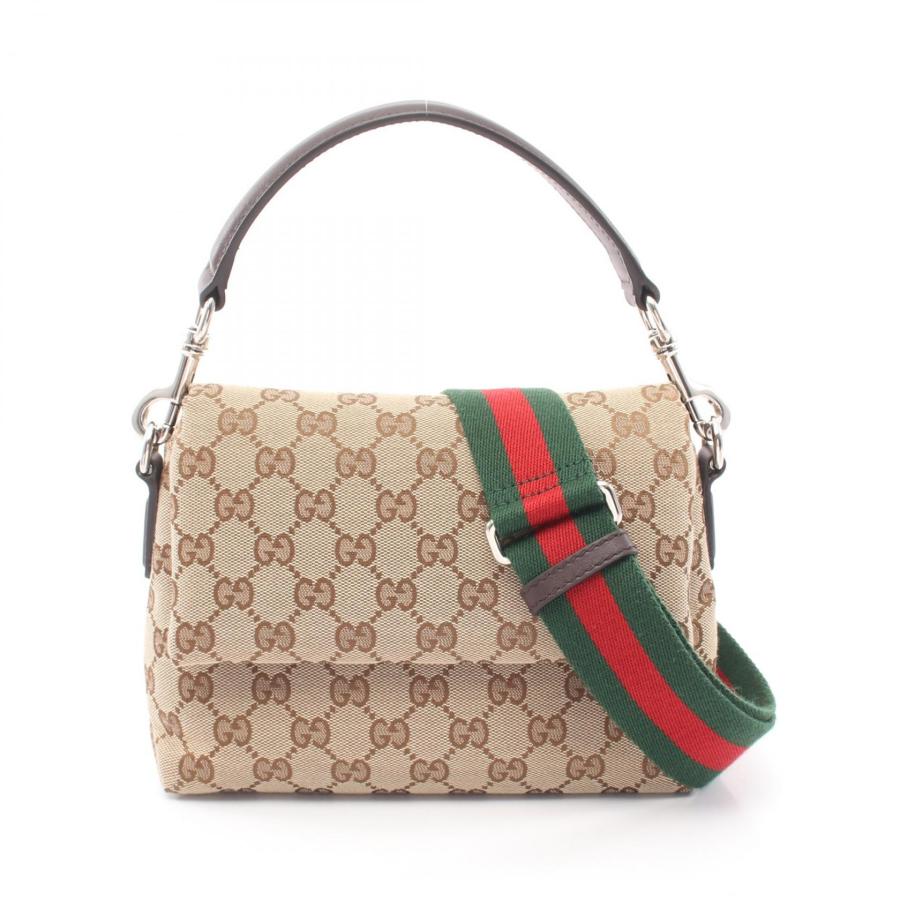 GUCCI（グッチ） GGキャンバス シェリーライン 2WAY ブランドオフ