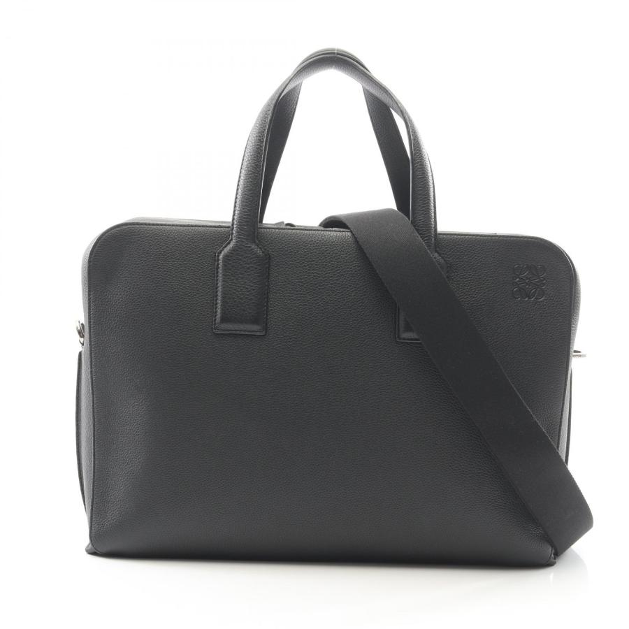 ロエベ　2way　ゴヤ スリム ブリーフケース　レザー　黒　ブラック　メンズ LOEWE（ロエベ） ゴヤ スリム ブリーフケース 2WAY ブランドオフ