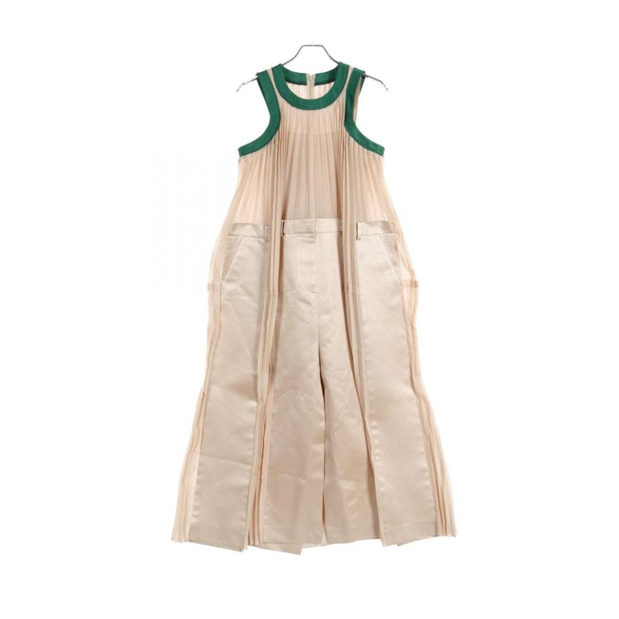 sacai サカイ Silk Satin Mix Dress ブランドオフ Sacai sacai サカイ Silk Satin Mix Dress ブランドオフ Sacai