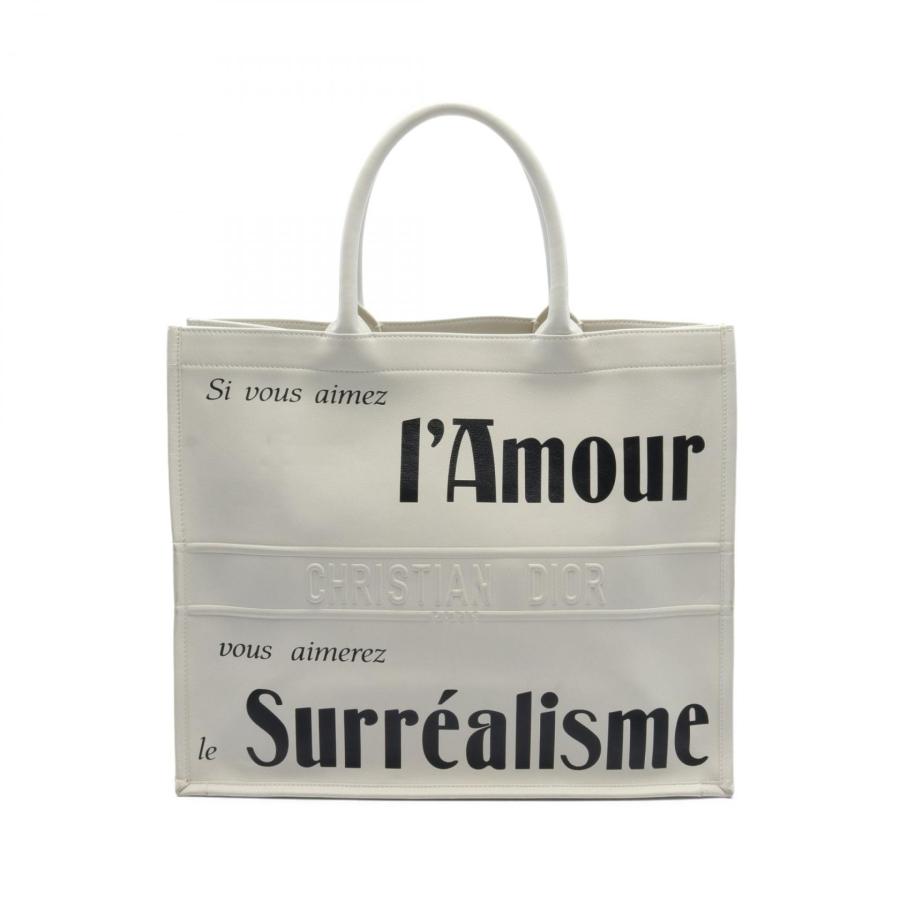 ディオール BOOK TOTE ブックトート ラージ ブランドオフ Dior レザー