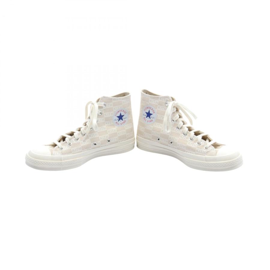 ★新品未使用★送料込み★28cm★KITH★Converse★10 Year★ キス KITH × Converse Chuck 70 High Natural Monogram ブランドオフ