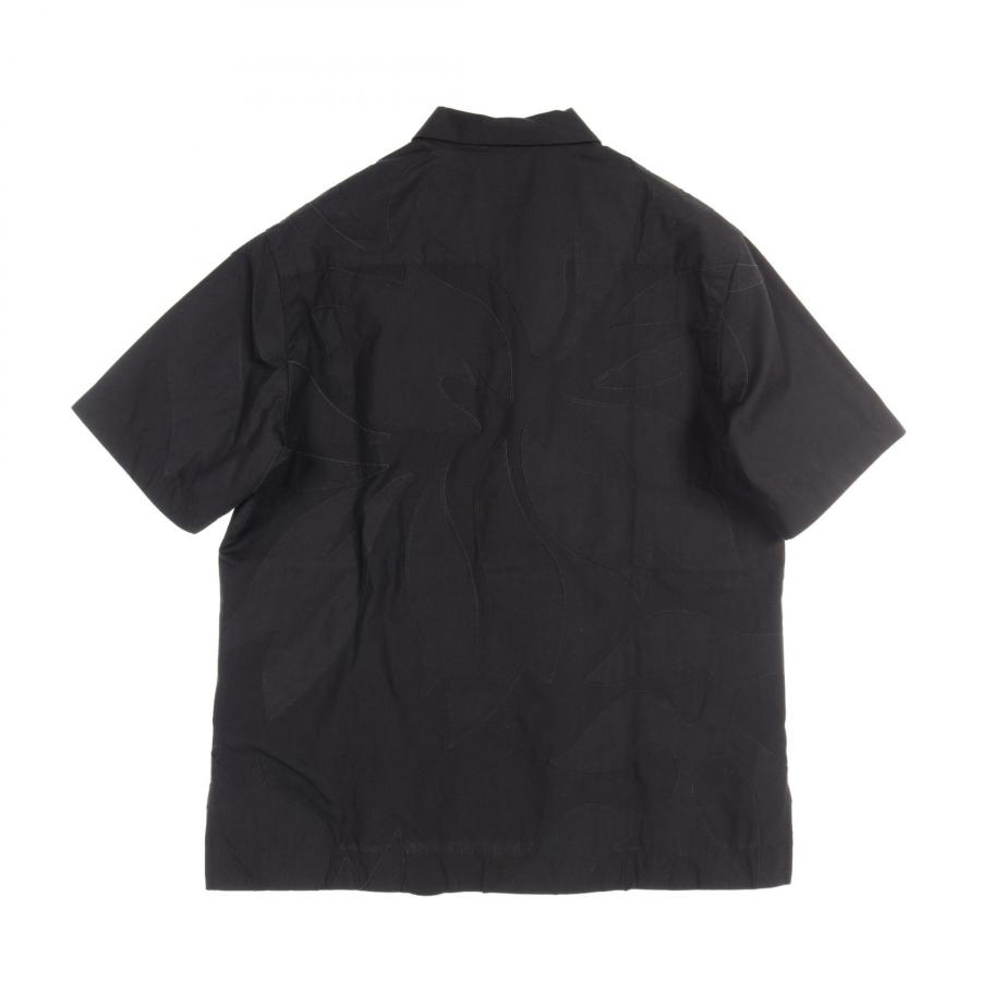 sacai（サカイ） FLORAL EMBROIDERED PATCH COTTON POPLIN SHIRT