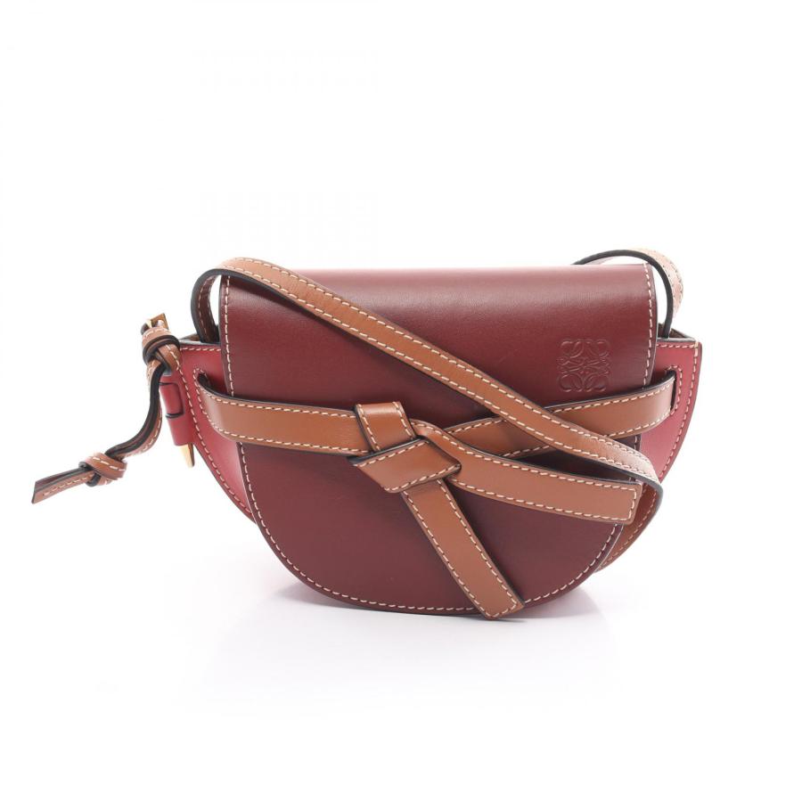 ロエベ ゲートポケット ショルダーバッグ ブランドオフ LOEWE レザー 