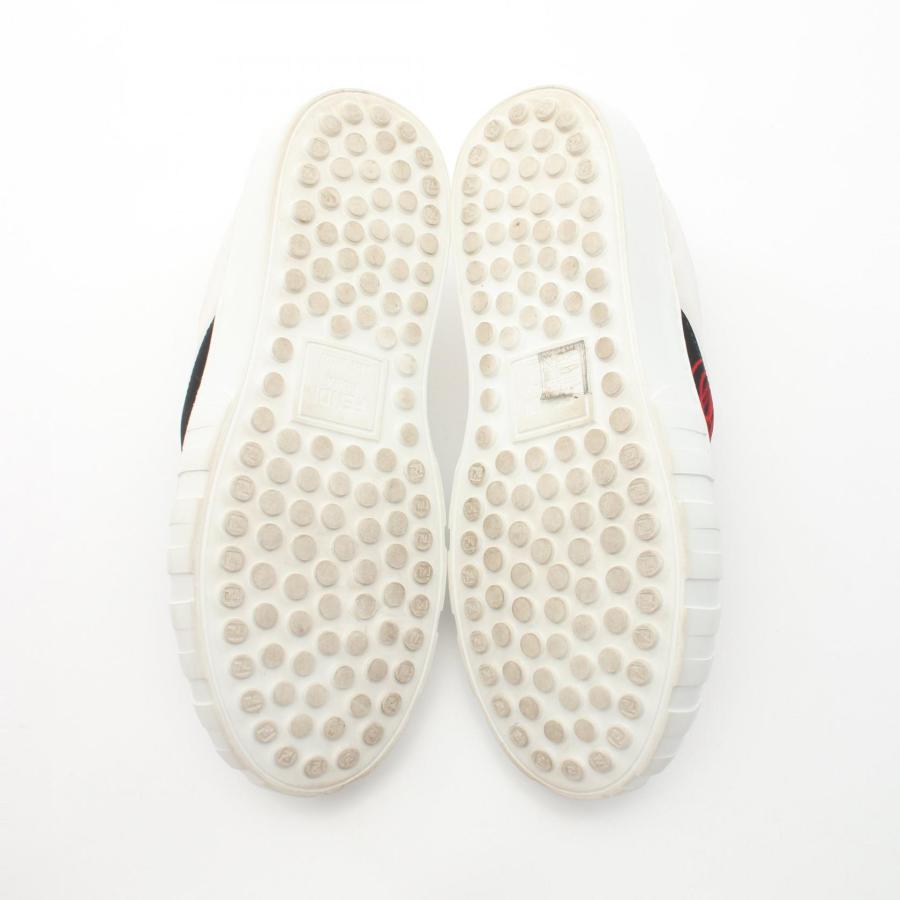 FENDI（フェンディ） BIANCO ブランドオフ レザー スリッポン レザー