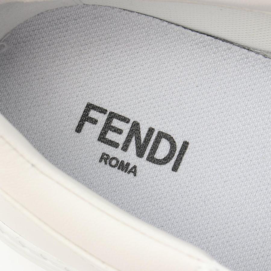 FENDI（フェンディ） BIANCO ブランドオフ レザー スリッポン レザー