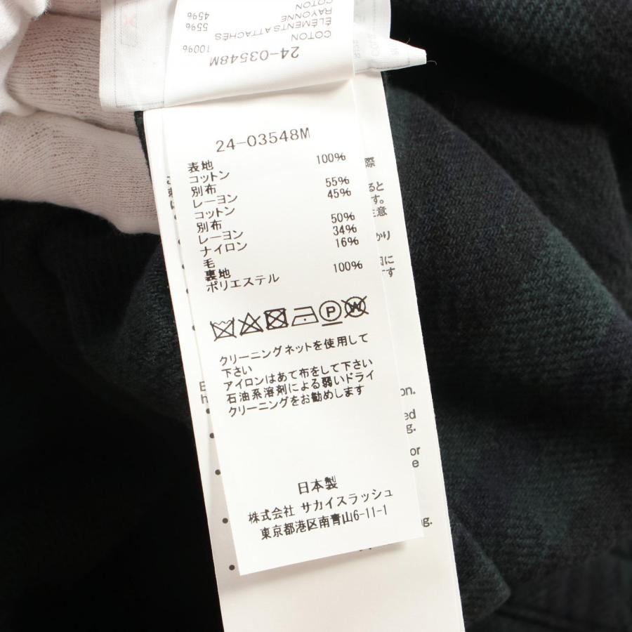 sacai（サカイ） Gonz Multi Patch Plaid Hoodie ブランドオフ その他