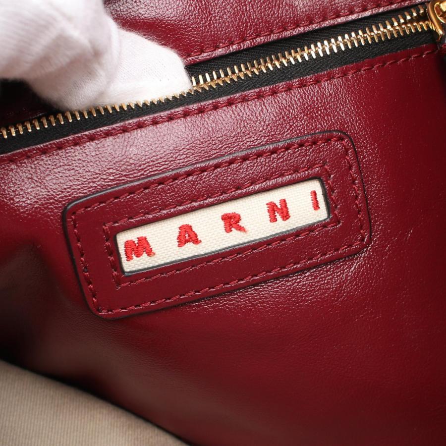 MARNI マルニ MUSEO エコファー ブランドオフ レザー トート