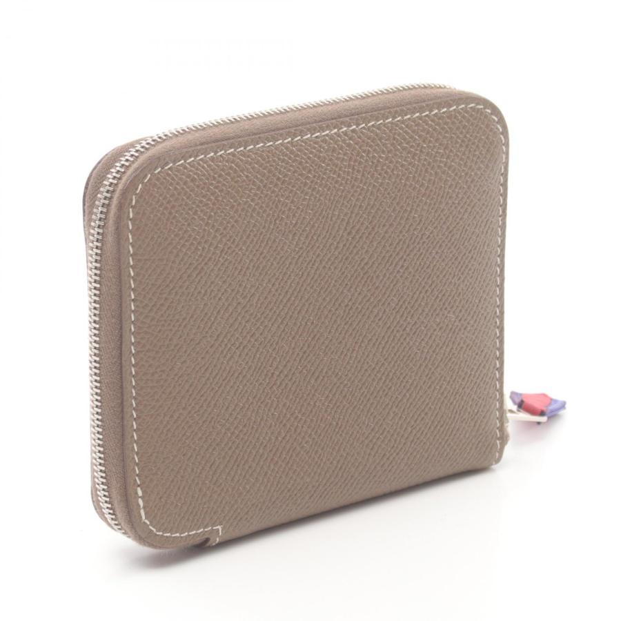 【美品】エルメス アザップコンパクト シルクイン ラウンド ヴォーエプソン HERMES（エルメス） アザップコンパクト シルクイン ブランドオフ
