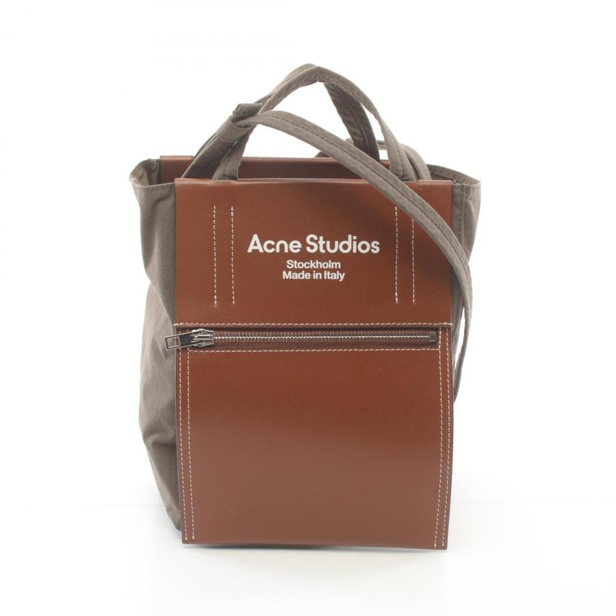 アクネストゥディオズ BAKER OUT SMALL TOTE BLACK ベイカーS ブランド 