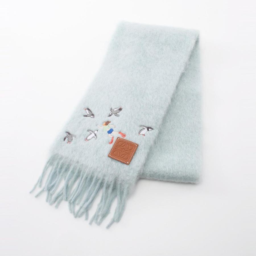 LOEWE（ロエベ） × Suna Fujita ペンギンスカーフ ブランドオフ ウール 