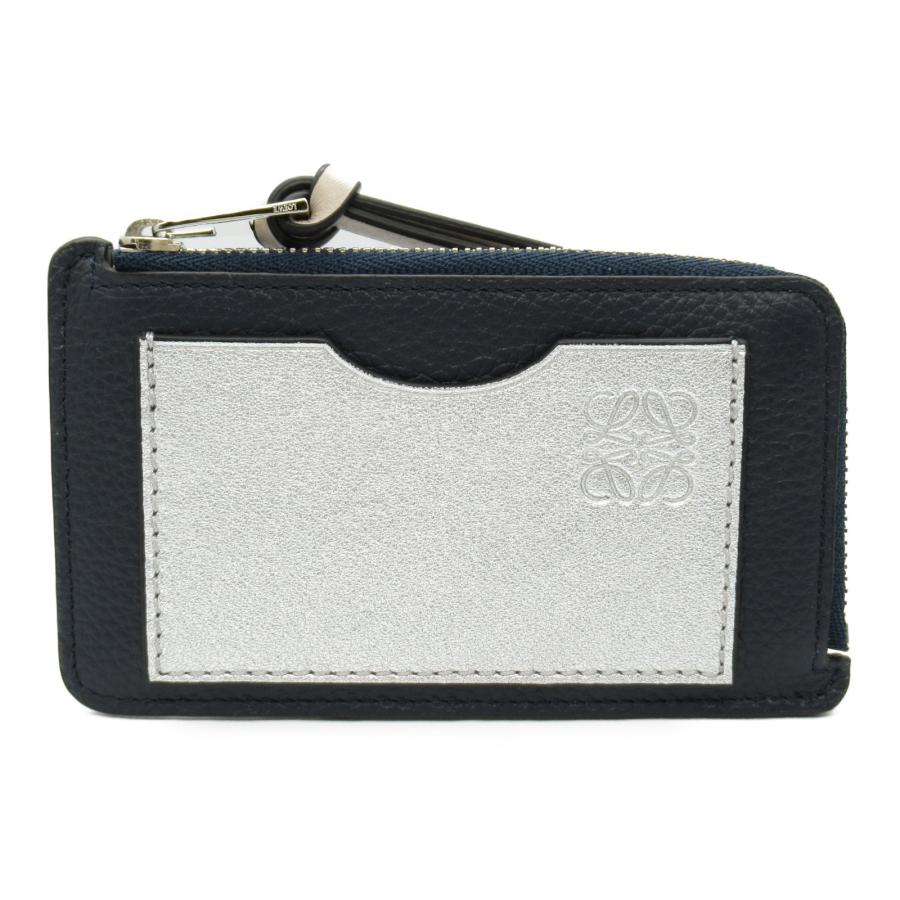 LOEWE ロエベ アナグラム コインカードホルダー ブランドオフ レザー  