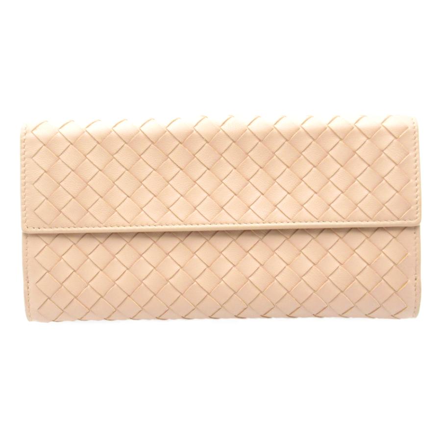 美品　BOTTEGA　長財布　イントレチャート　ラムレザー　フラップ　Wホック 楽天市場】ボッテガヴェネタ イントレチャート 長財布 wホックの通販