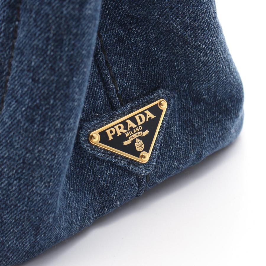PRADA プラダ CANAPA カナパ ブランドオフ デニム トートバッグ PRADA プラダ CANAPA カナパ ブランドオフ デニム トートバッグ