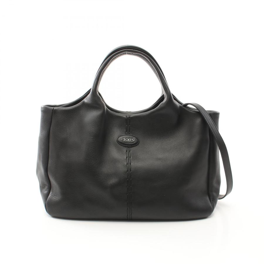 トッズ ALH SHOPPING PICCOLA ブランドオフ TOD'S レザー ハンドバッグ
