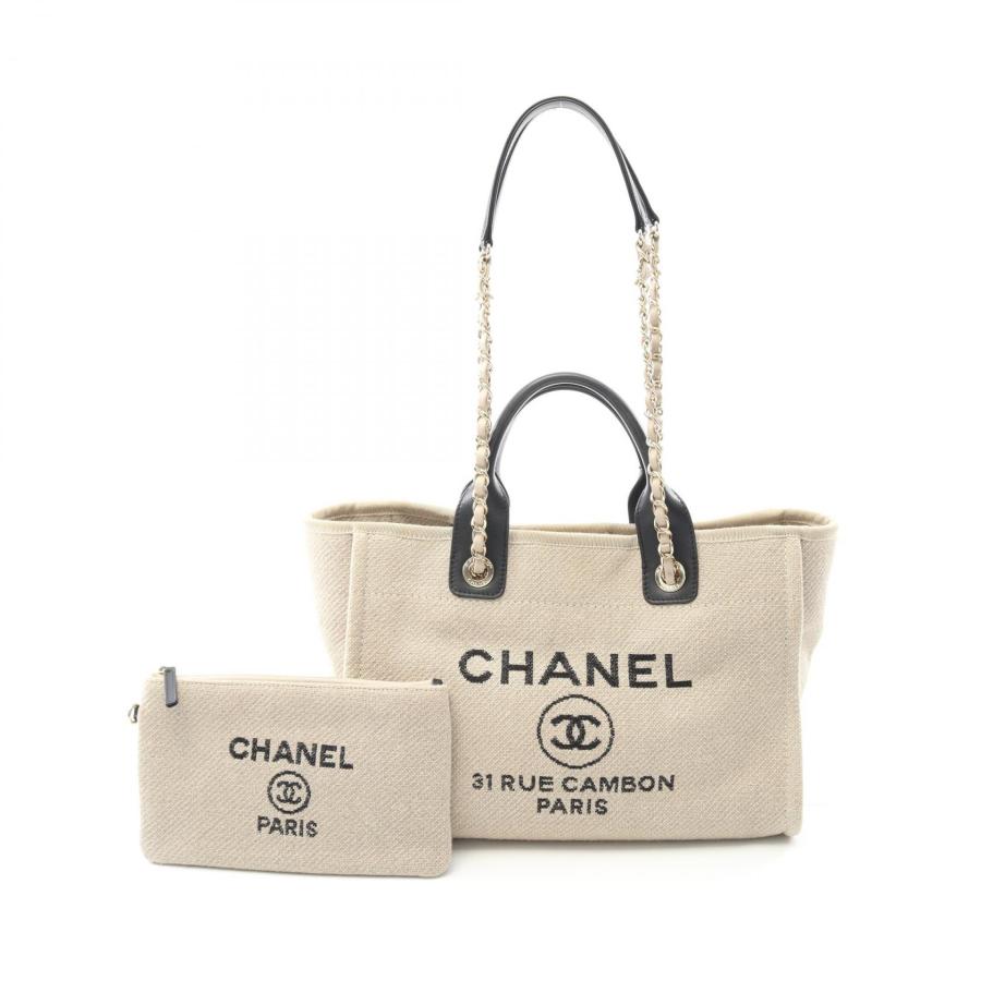 CHANEL（シャネル） ドーヴィル スモール ブランドオフ キャンバス