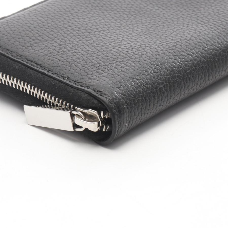 ✨美品✨GUCCIグッチ　ロゴ　ジップアラウンドウォレット　レザー　長財布　黒 GUCCI（グッチ） 長財布 メンズ ジャンボGG ジップアラウンド