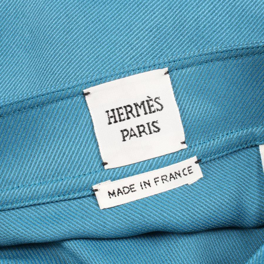 HERMES エルメス　セリエボタンレーヨンスカート HERMES（エルメス） セリエボタン ブランドオフ レーヨン スカート