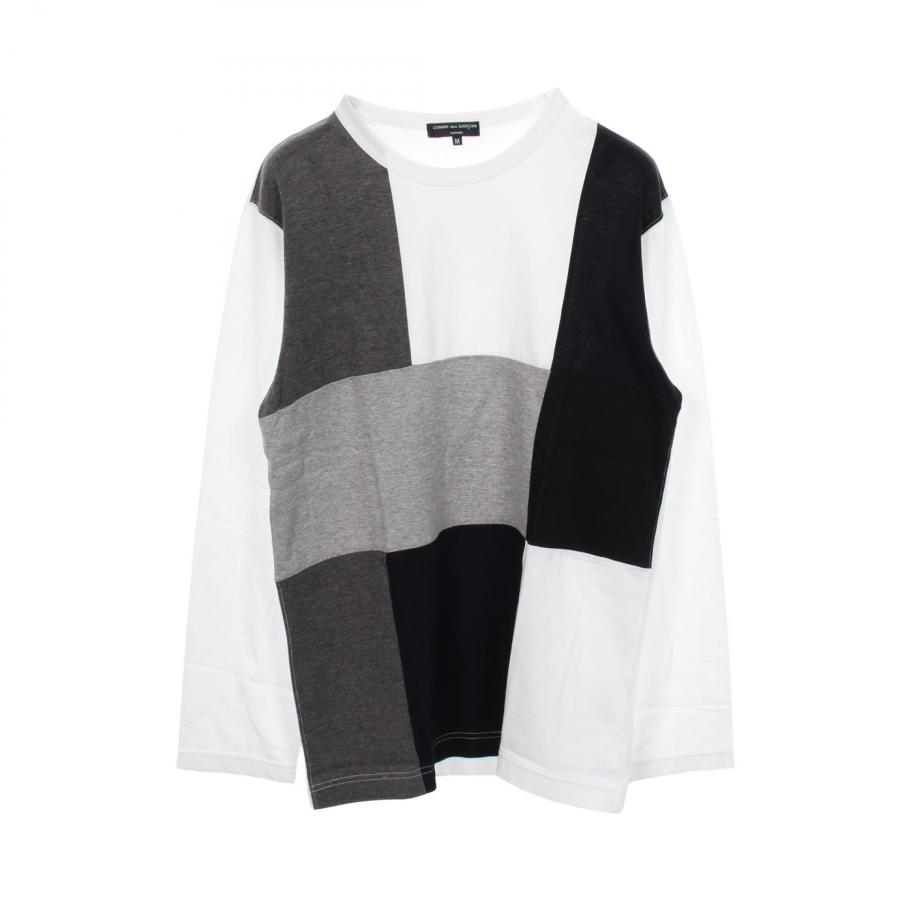 新品未使用　25aw エステルパッチワークTシャツ　コムデギャルソンオムプリュス コムデギャルソンオム パッチワーク ブランドオフ COMME des GARCONS
