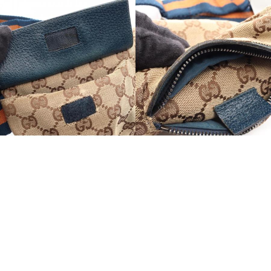 GUCCI GGキャンバス ボディバッグ GUCCI（グッチ） GGキャンバス ブランドオフ キャンバス ウエスト