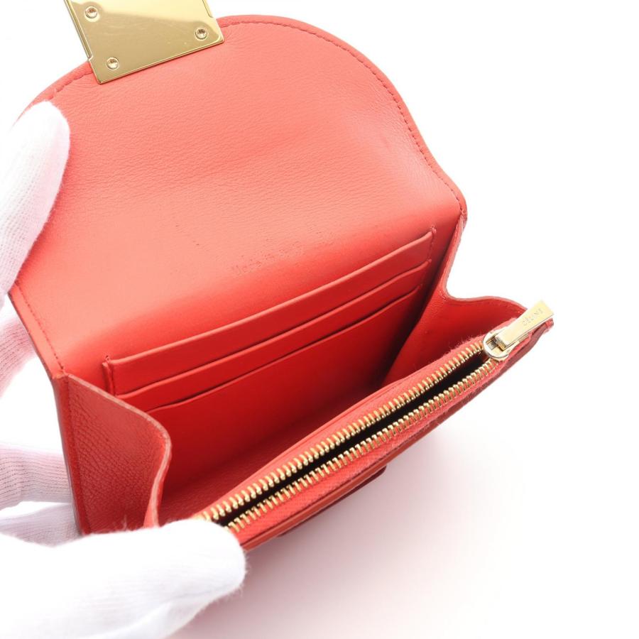 CELINE（セリーヌ） トロッター ミニ ブランドオフ レザー 二つ折り