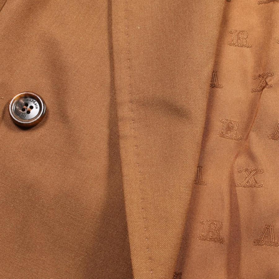 Max Mara - マックスマーラ MAX MARA パランカ オリンピア テーラードジャケット 衣料品 アウター ウール シルク モヘヤ レディース ブラウン系 25110410716 【中古】 Max Mara（マックスマーラ） パランカ オリンピア ブランドオフ ウール