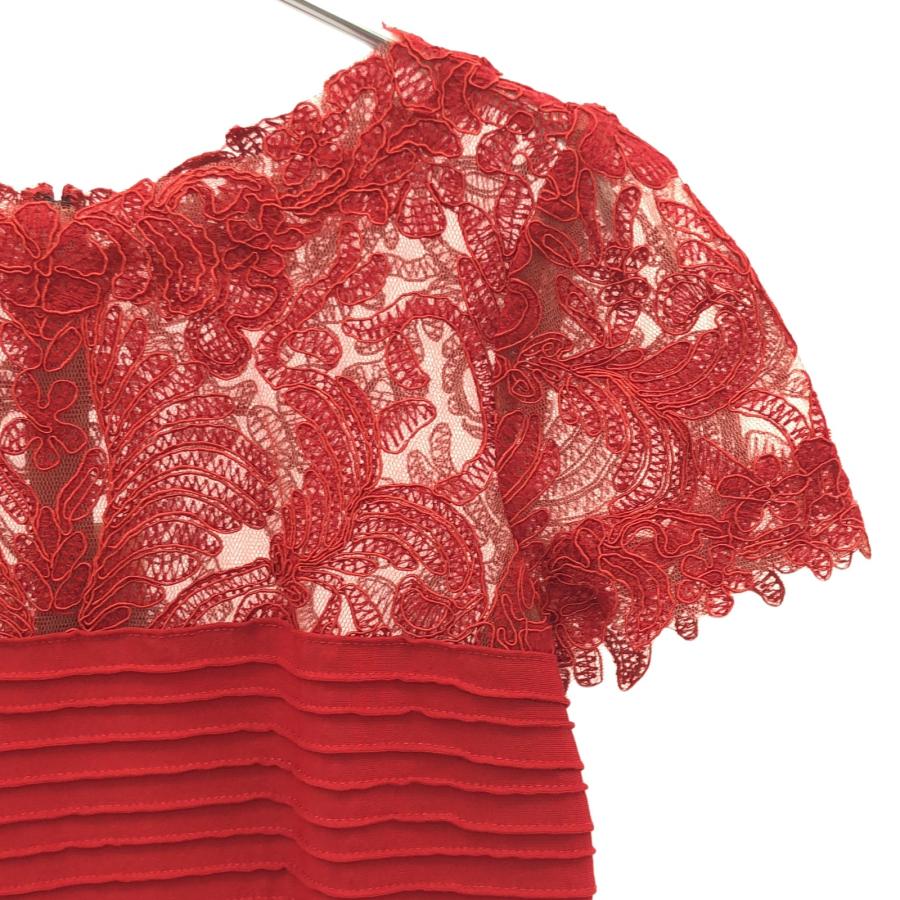 タダシショージ レース ワンピース レッド ブランドオフ TADASHI SHOJI