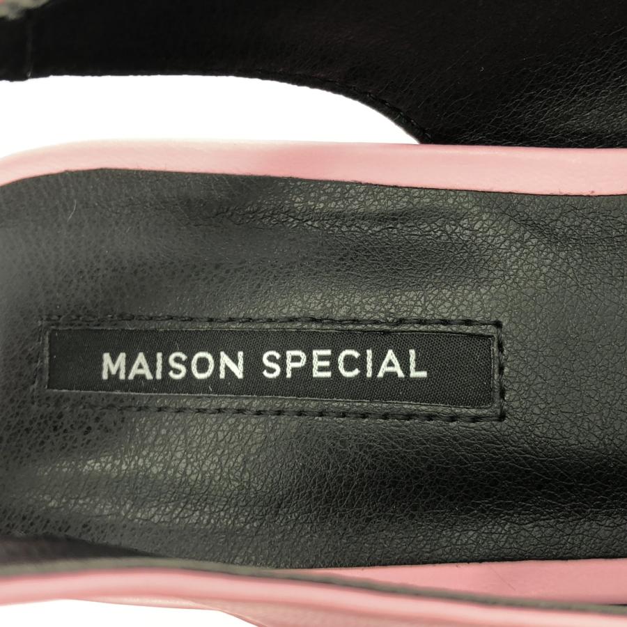 メゾンスペシャル 2way Pointed Wedge Pumps パンプス ライトピンク  