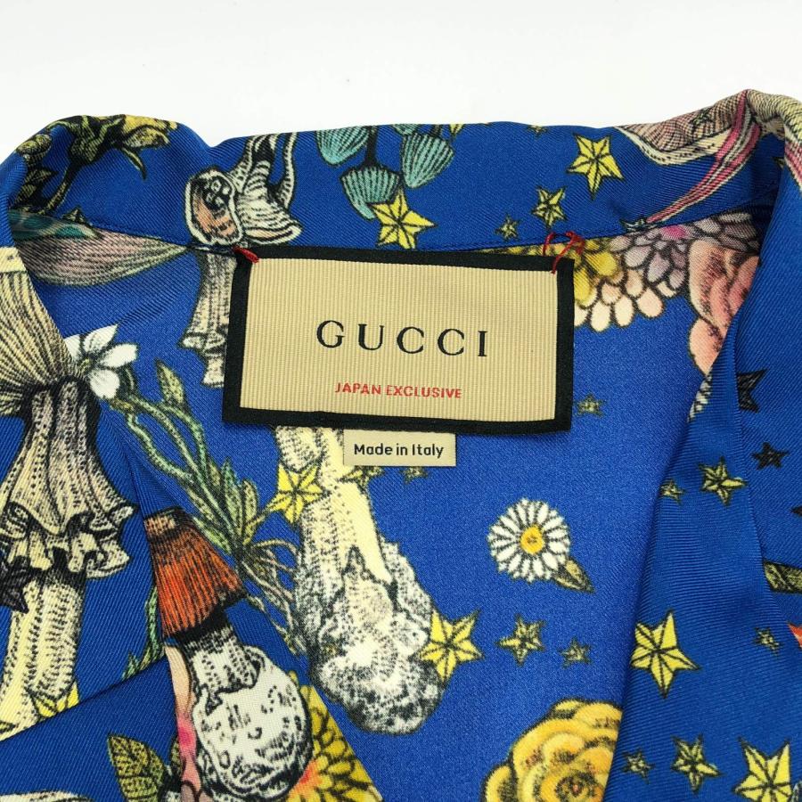GUCCI（グッチ） ×ヒグチユウコ シャツ ブルー マルチカラー ブランド