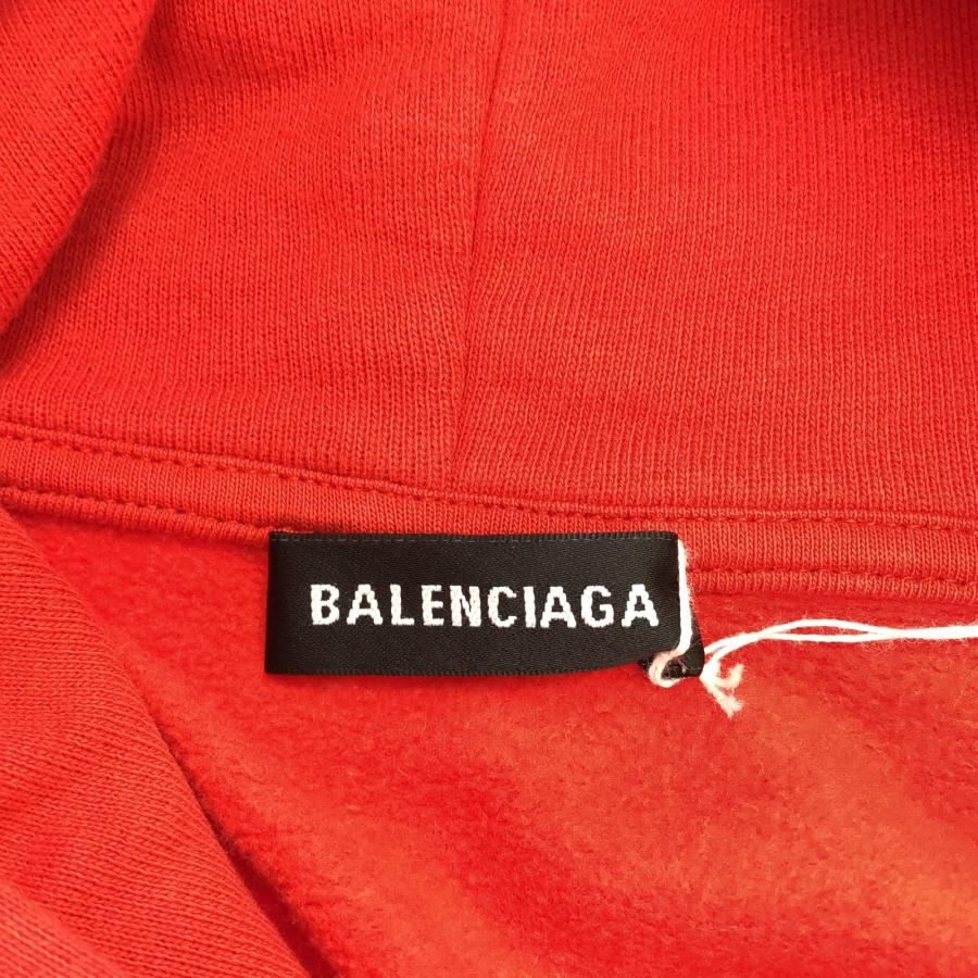 BALENCIAGA バレンシアガ パーカー パーカー レッド キッズ 508244 BALENCIAGA（バレンシアガ） パーカー レッド キッズ 508244 ブランド