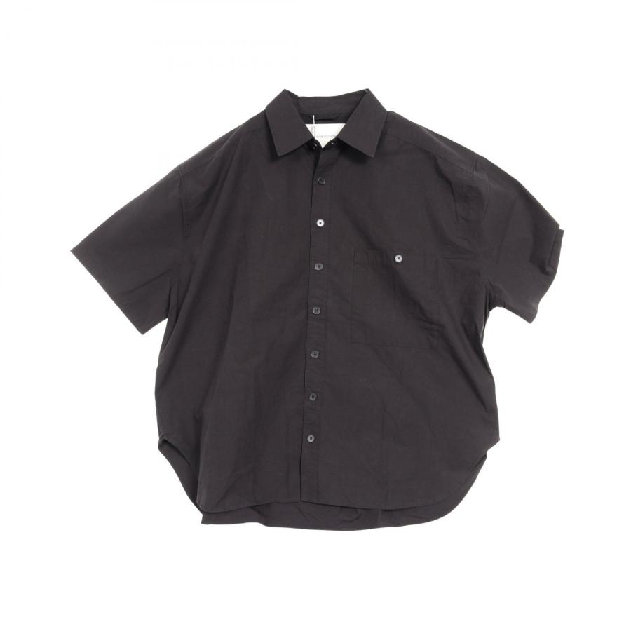 エンタイアスタジオ ENTIRE STUDIOS Dupper SS SHIRT 衣料品 トップス コットン メンズ レディース ブラック系 【中古】 エンタイアスタジオ Dupper SS SHIRT オーバーサイズ ブランドオフ