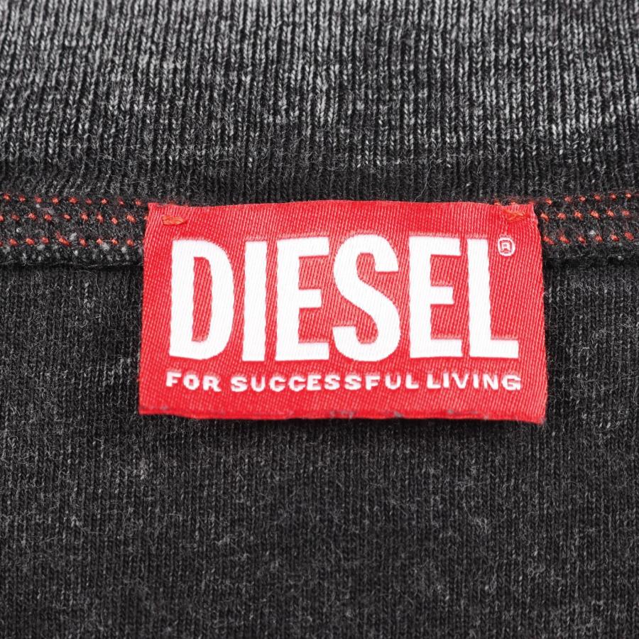 【DIESEL】T-WEEK-LS ブランドオフ コットン カットソー　BTS DIESEL（ディーゼル） T-WEEK-LS ブランドオフ コットン カットソー