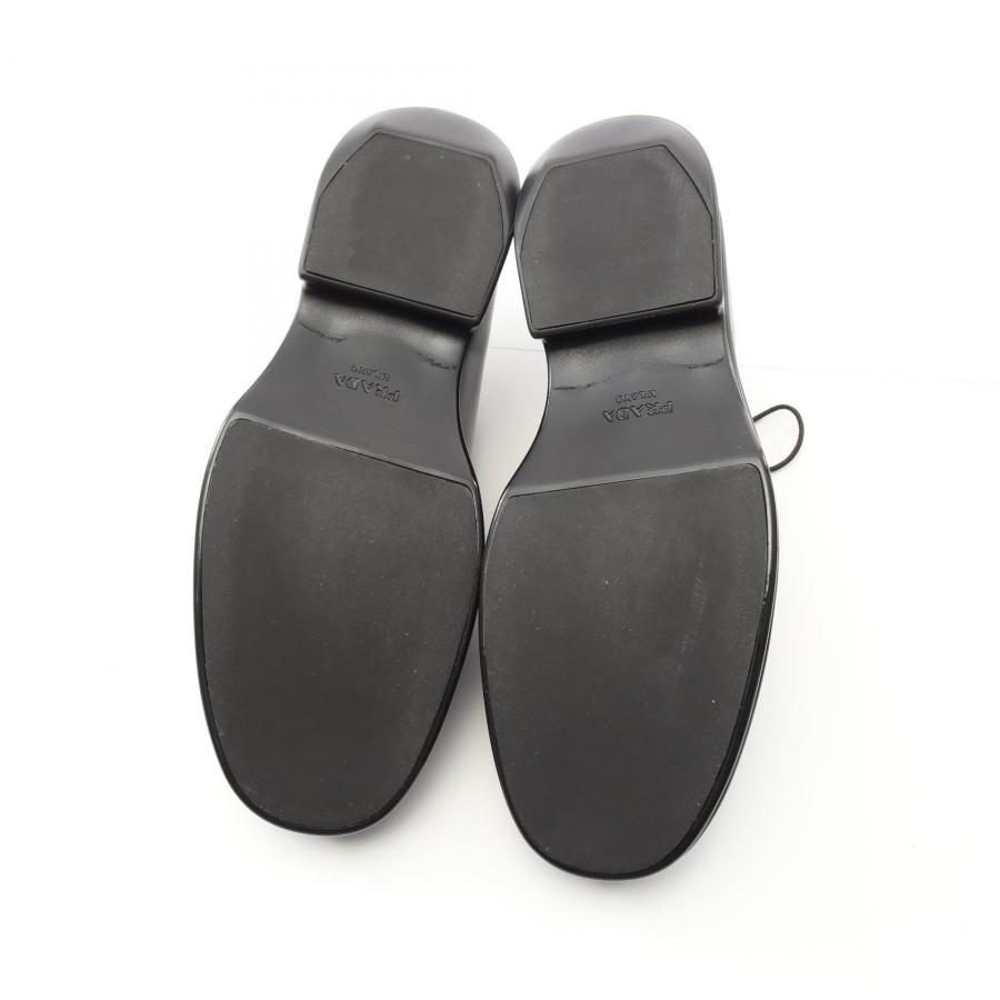 PRADA（プラダ） ブラッシュドレザー ブランドオフ レザー ローファー