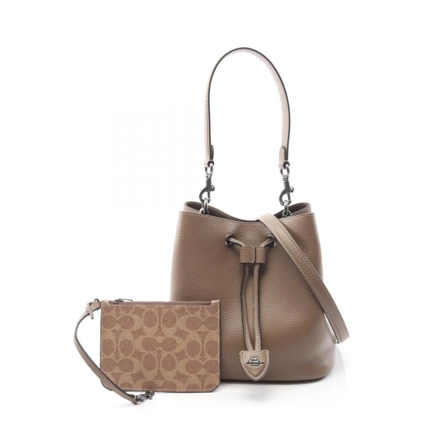 COACH（コーチ） ローアン バケットバッグ ブランドオフ レザー
