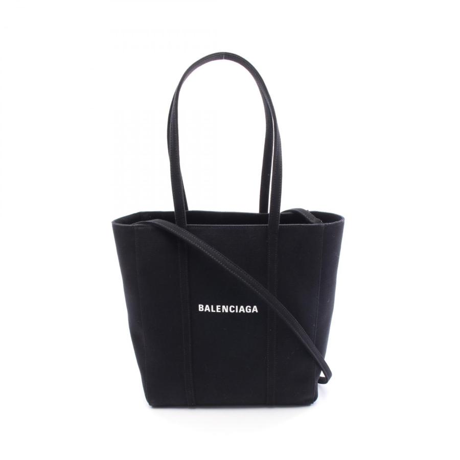 バレンシアガ BALENCIAGA EVERYDAY TOTE XS エブリデイ トート トートバッグ バッグ キャンバス レディース ブラック系 【中古】 BALENCIAGA（バレンシアガ） EVERYDAY TOTE XS エブリデイ トート