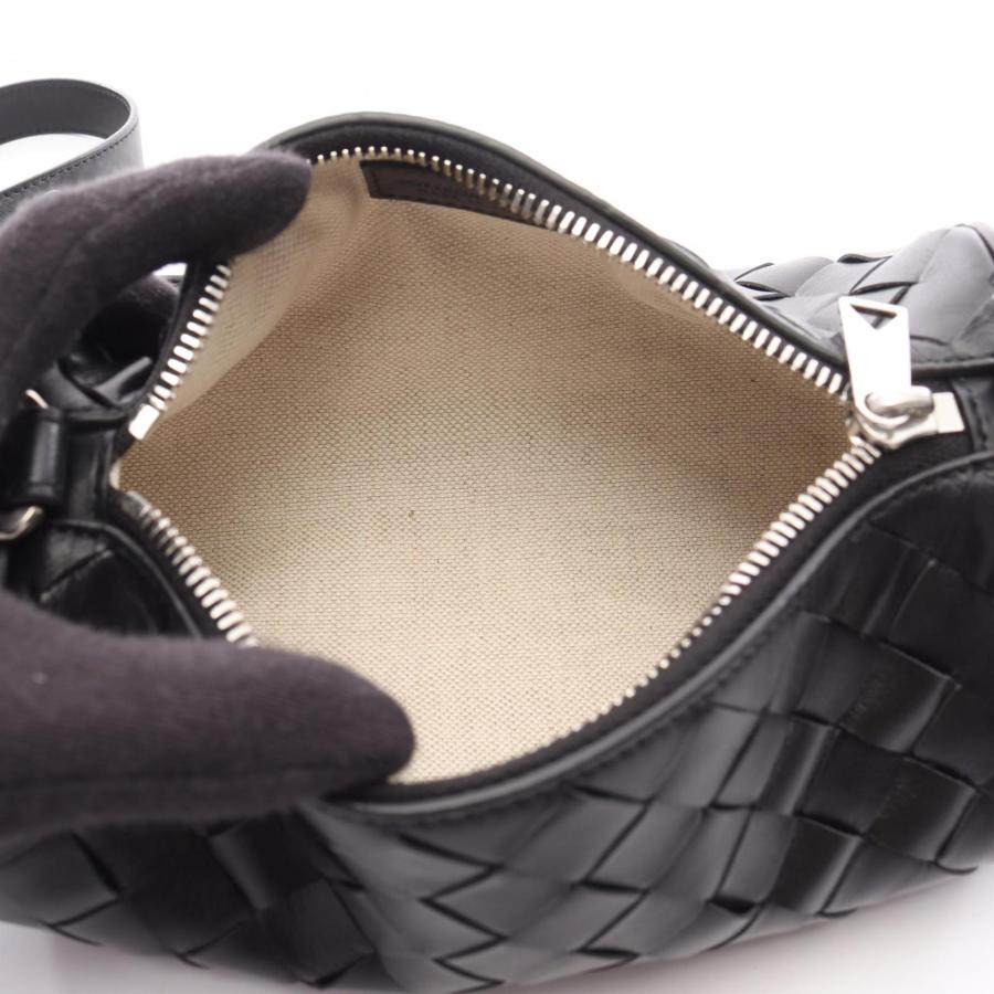 ボッテガヴェネタ イントレチャート バレル ブランドオフ BOTTEGA VENETA レザー ショルダーバッグ ラムスキン 中古 メンズ_2