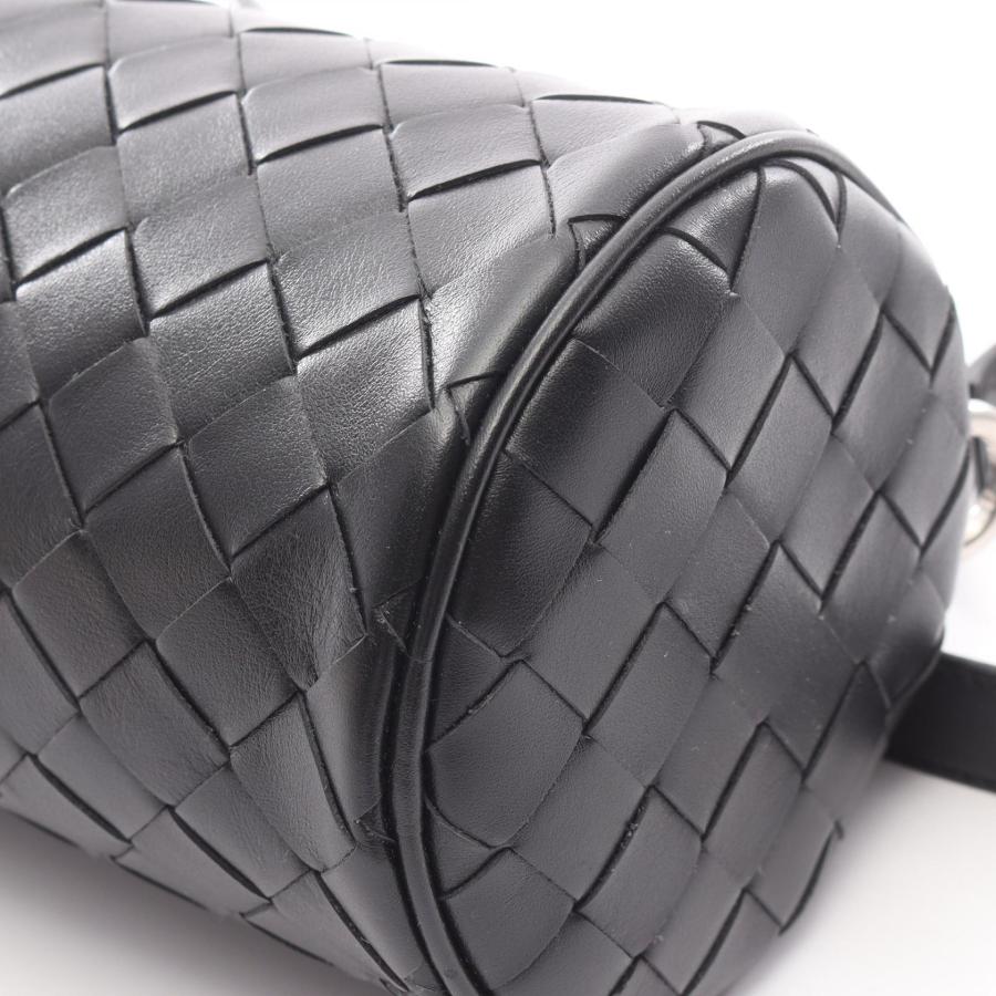 ボッテガヴェネタ イントレチャート バレル ブランドオフ BOTTEGA VENETA レザー ショルダーバッグ ラムスキン 中古 メンズ_4