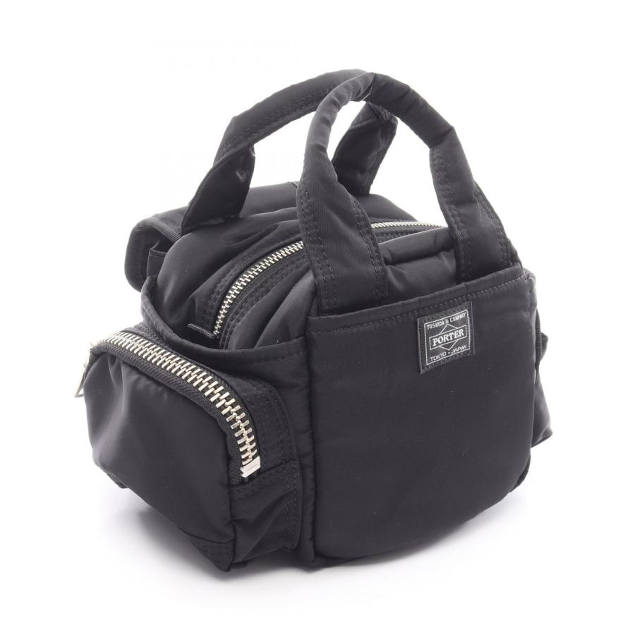 SACAI×PORTER コラボ ミニポーチ カラビナ付き タグ有り 黒 sacai（サカイ） × PORTER Pocket Mini Boston ブランドオフ ナイロン