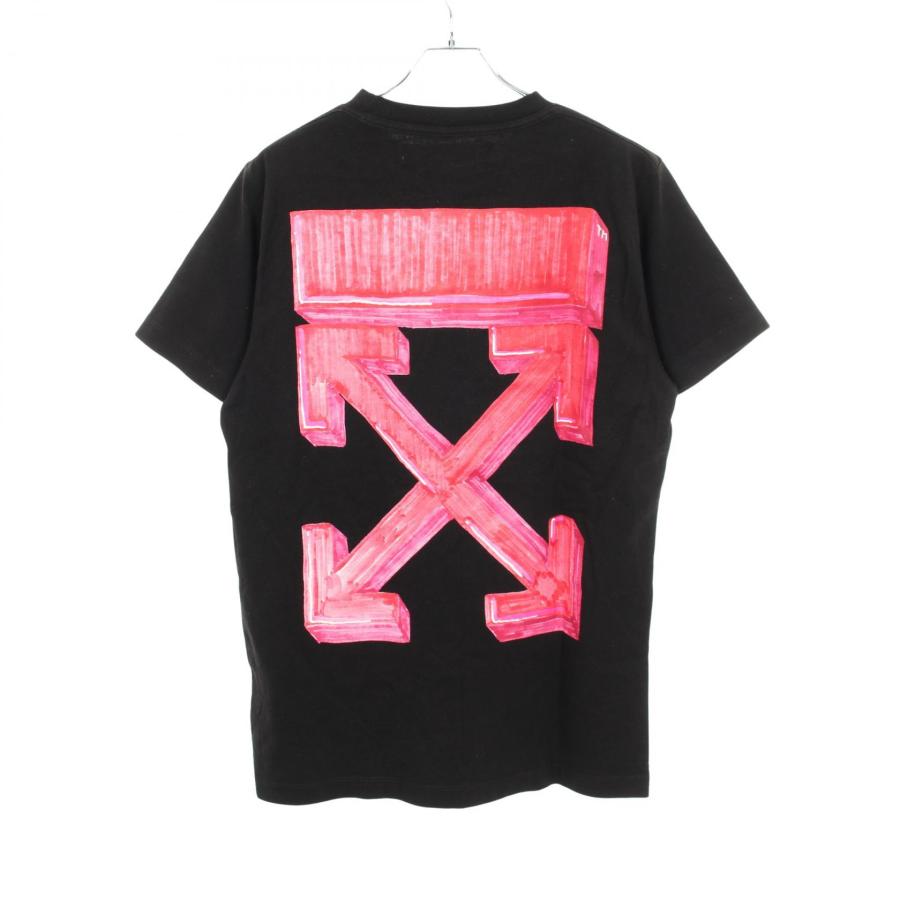 オフホワイト MARKER S/S SLIM TEE アローロゴ クルーネック ブランド 