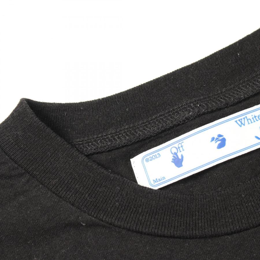 オフホワイト MARKER S/S SLIM TEE アローロゴ クルーネック ブランド