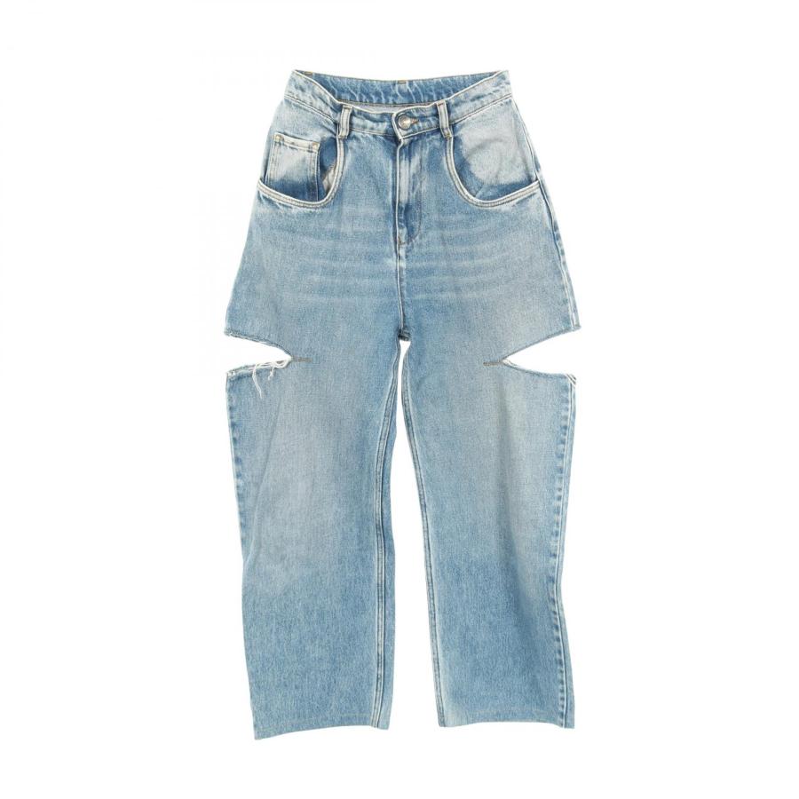 メゾンマルジェラ1 デニムジーンズ スラッシュディテール ブランドオフ