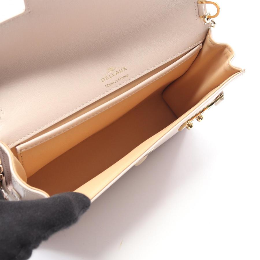 本物 デルヴォー DELVAUX タンペート チェーン ショルダーウォレット クラッチバッグ ポシェット 長財布 レザー ブラウン 財布 ウォレット バッグ 中古 本物 デルヴォー DELVAUX タンペート チェーン ショルダーウォレット