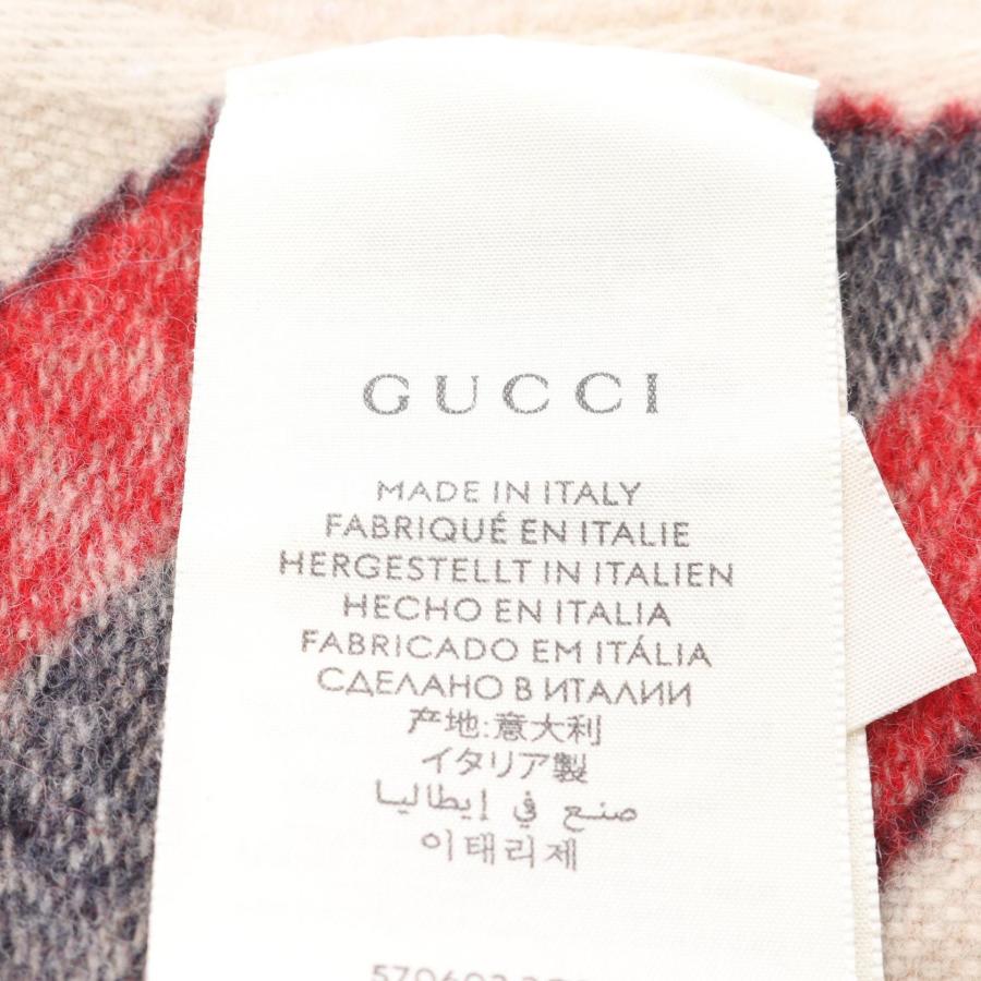 GUCCI（グッチ） GG柄 ブランドオフ ウール マフラー 中古 メンズ