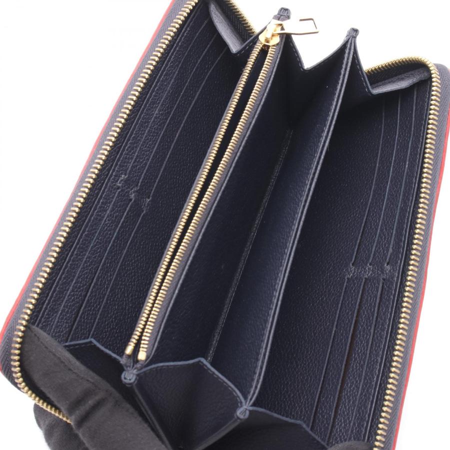 LOUIS VUITTON ルイヴィトン ジッピーウォレット マリーヌルージュ ルイヴィトン モノグラム・アンプラント ジッピー・ウォレット