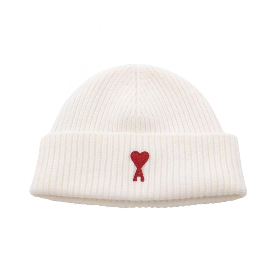 アミ ハートロゴ ブランドオフ AMI ウール ニットキャップ 中古 メンズ